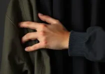 roupas escuras