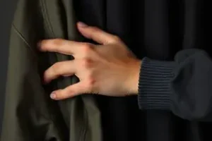 roupas escuras