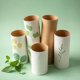 tubos de papel higiênico