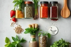 temperos em pequenos espaços