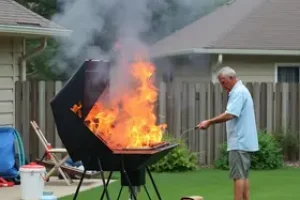 fumaça de churrasco