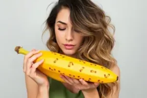 máscara de banana