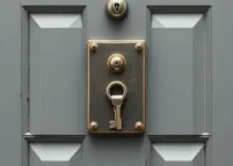 abrir uma porta trancada sem chave