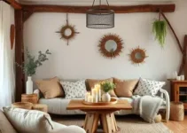 decoração rústica