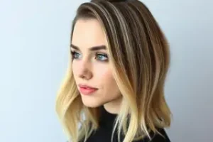dois riscos no cabelo