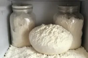 farinha no freezer