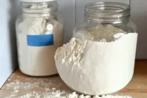 farinha no freezer