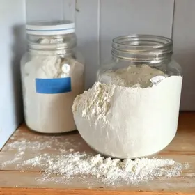 farinha no freezer