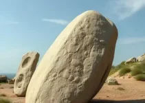 ferramentas gigantes de pedra